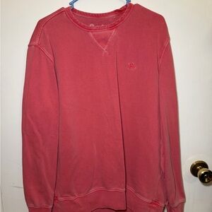 Southern Tide Men's Coral Red Crewneck Sweatshirt